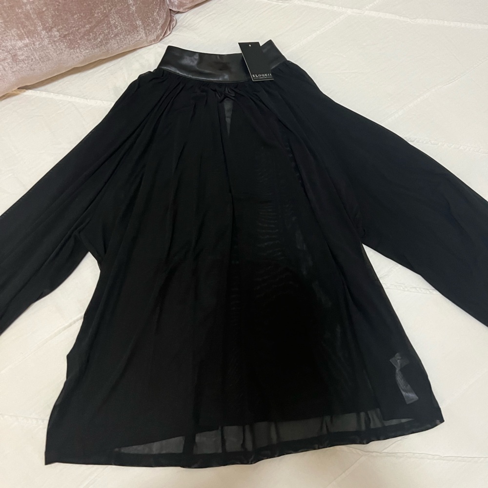 NWT Eloquii Mesh Blouse